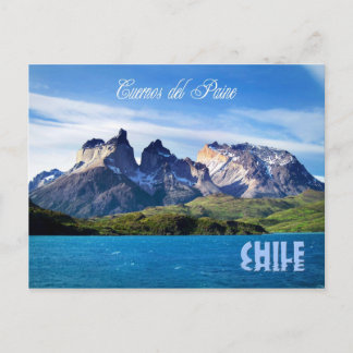 Carte Postale Parc national de Torres del Paine, Chili