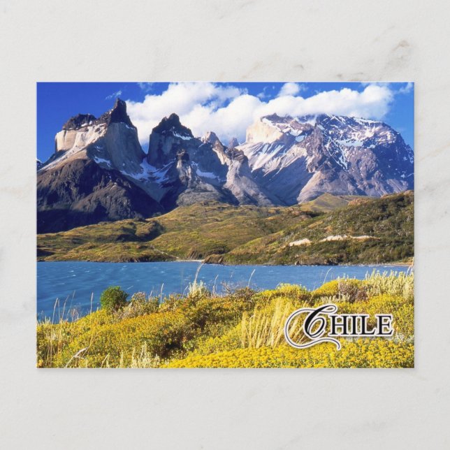 Carte Postale Parc national de Torres del Paine, Chili (Devant)
