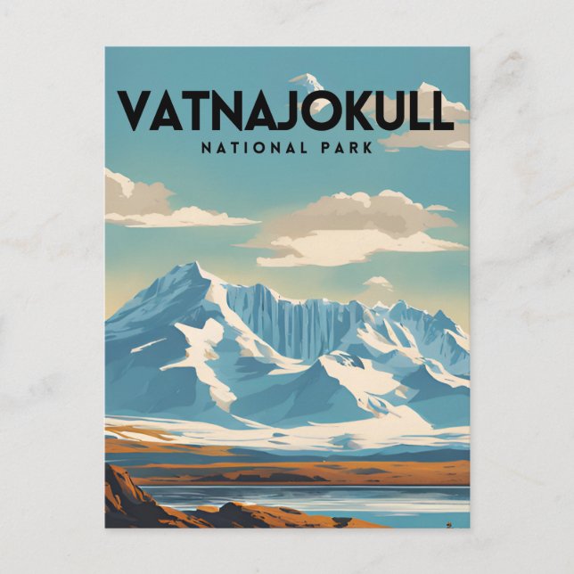 Carte Postale Parc national de Vatnajokull (Devant)