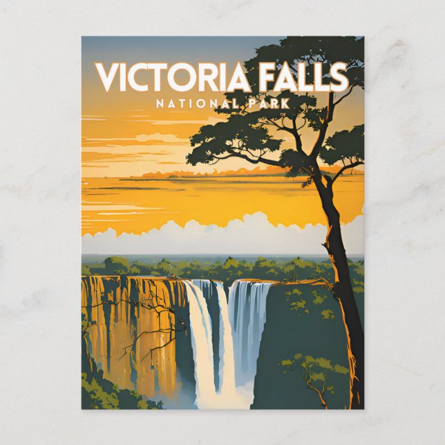 Carte Postale Parc national de Victoria Falls (Devant)