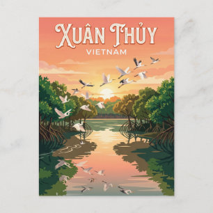 Carte Postale Parc national de Xuân Thủy Viêt Nam