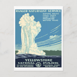 Carte Postale Parc national de Yellowstone