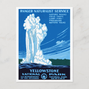 Carte Postale Parc national de Yellowstone