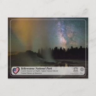 Carte Postale Parc national de Yellowstone - Château Geyser