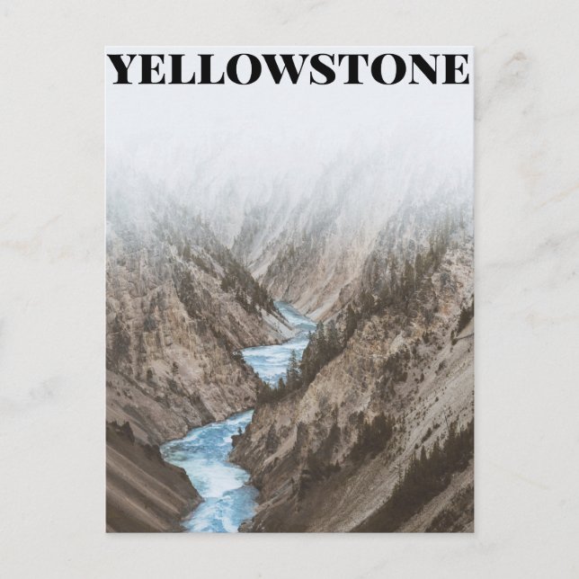 Carte Postale Parc national de Yellowstone, États-Unis (Devant)