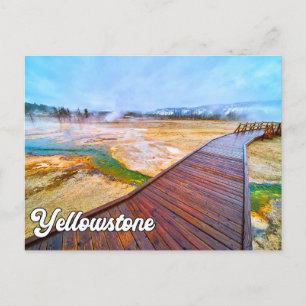 Carte Postale Parc national de Yellowstone, États-Unis