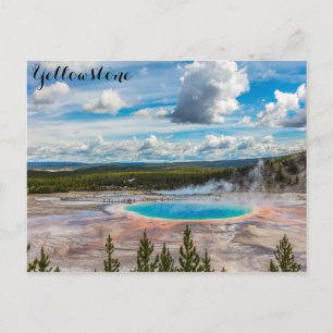 Carte Postale Parc national de Yellowstone Grand Prismatic Sprin