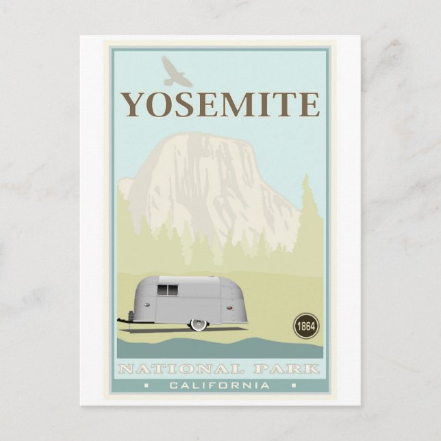 Carte Postale Parc national de Yosemite (Devant)