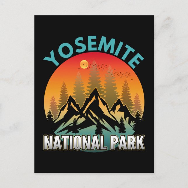 Carte Postale Parc national de Yosemite (Devant)