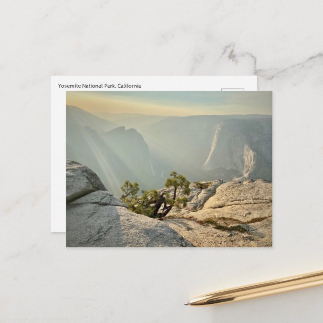 Carte postale - Parc national de Yosemite, Califor (Devant/Arrière en situation)
