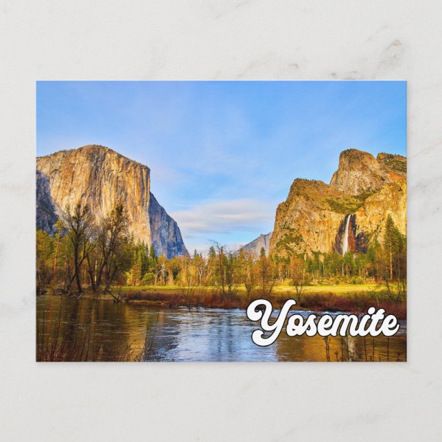 Carte Postale Parc national de Yosemite, Californie, États-Unis (Devant)