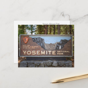Carte Postale Parc national de Yosemite – Photographie de voyage