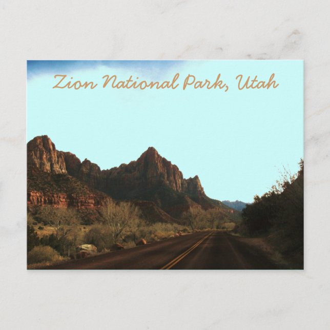 Carte Postale Parc national de Zion, Utah (Devant)