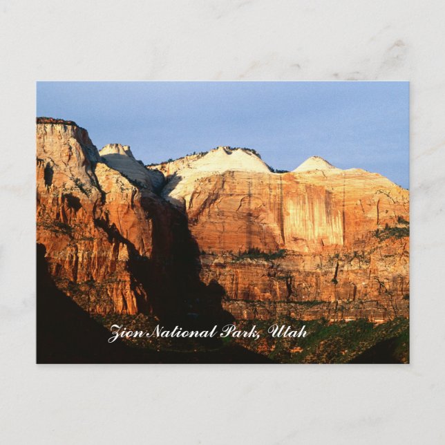 Carte Postale Parc national de Zion, Utah (Devant)