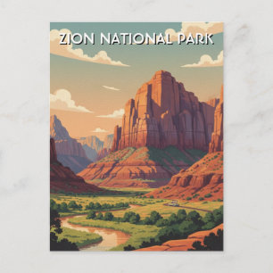 Carte Postale Parc national de Zion Utah
