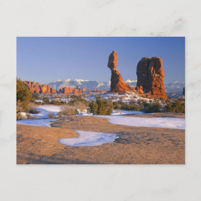 Carte Postale PARC NATIONAL DES ARCHES, UTAH. États-Unis Roche é (Devant)
