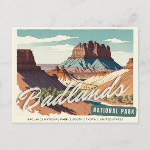 Carte Postale Parc national des Badlands