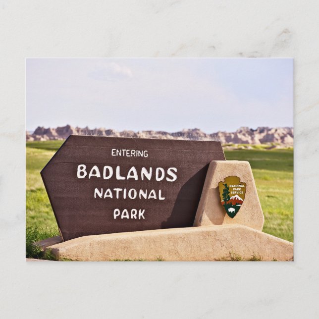 Carte Postale Parc national des Badlands (Devant)