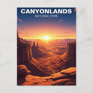 Carte Postale Parc national des Canyonlands Moab Utah