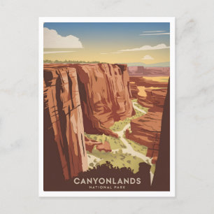 Carte Postale Parc national des Canyonlands Vintage