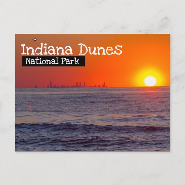 Carte Postale Parc national des dunes de l'Indiana - Chicago Vie (Devant)