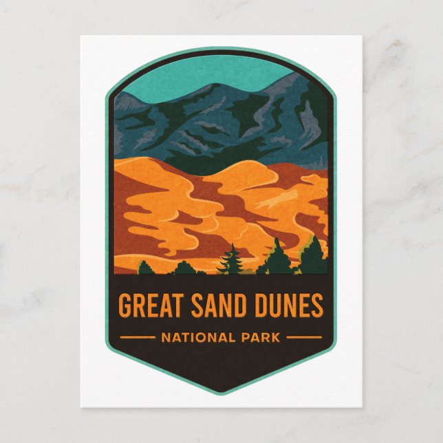 Carte Postale Parc national des Dunes de sable (Devant)
