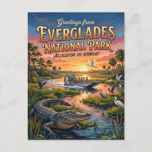 Carte Postale Parc national des Everglades Floride