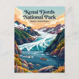 Carte Postale Parc national des fjords de Kenai Alaska