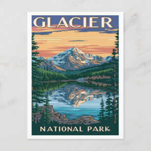 Carte Postale Parc national des Glaciers Montana
