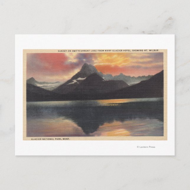 Carte Postale Parc national des Glaciers, MT (Devant)