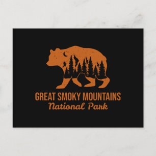 CARTE POSTALE PARC NATIONAL DES GRANDES MONTAGNES FUMEUSES