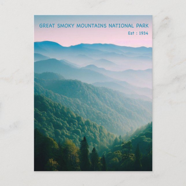 Carte Postale Parc national des Great Smoky Mountains (Devant)