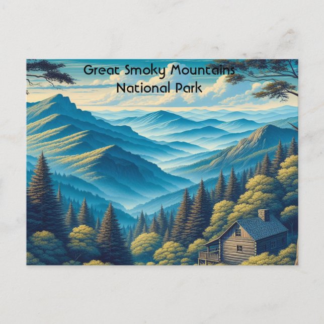 Carte Postale Parc national des Great Smoky Mountains (Devant)