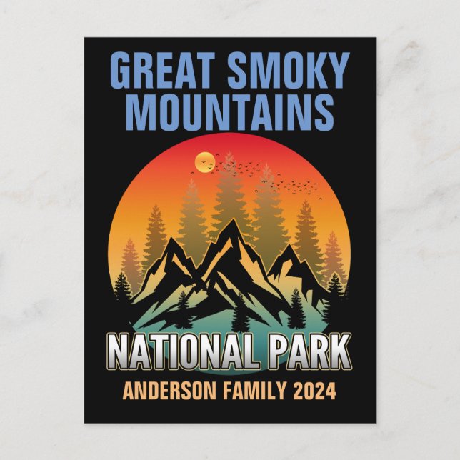 Carte Postale Parc national des Great Smoky Mountains (Devant)