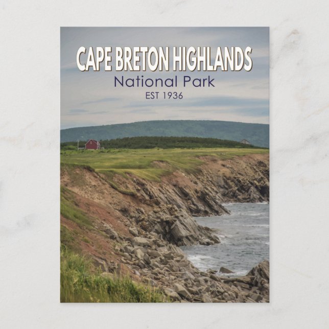 Carte Postale Parc national des Hautes-Terres-du-Cap-Breton Cana (Devant)
