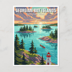 Carte Postale Parc national des Îles-de-la-Baie-Georgienne Canad