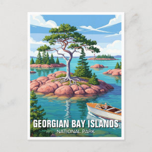 Carte Postale Parc national des Îles-de-la-Baie-Georgienne Canad