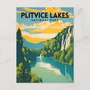 Carte Postale Parc national des Lacs-Plitvice