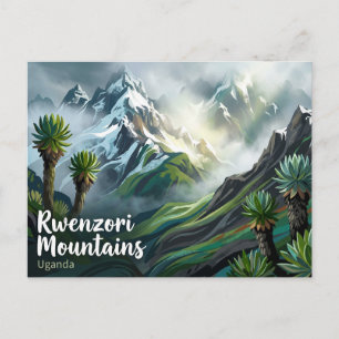 Carte Postale Parc national des montagnes de Rwenzori Ouganda