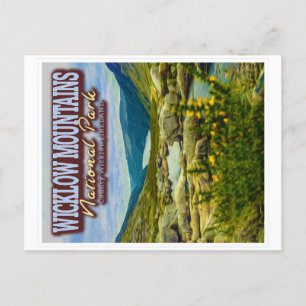 CARTE POSTALE PARC NATIONAL DES MONTAGNES DE WICKLOW - IRLANDE D