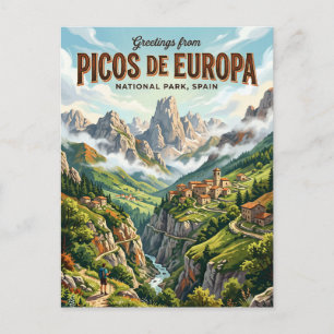 Carte Postale Parc national des Picos de Europa Espagne