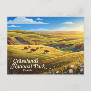 Carte Postale Parc national des Prairies Canada