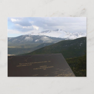 Carte Postale Parc national des Rocheuses
