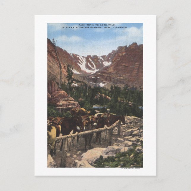 Carte Postale Parc national des Rocheuses, CO (Devant)