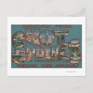 Carte Postale Parc national des sources chaudes, Arkansas