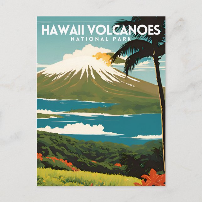 Carte Postale Parc national des volcans d'Hawaii (Devant)