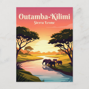 Carte Postale Parc national d'Outamba-Kilimi Sierra Leone