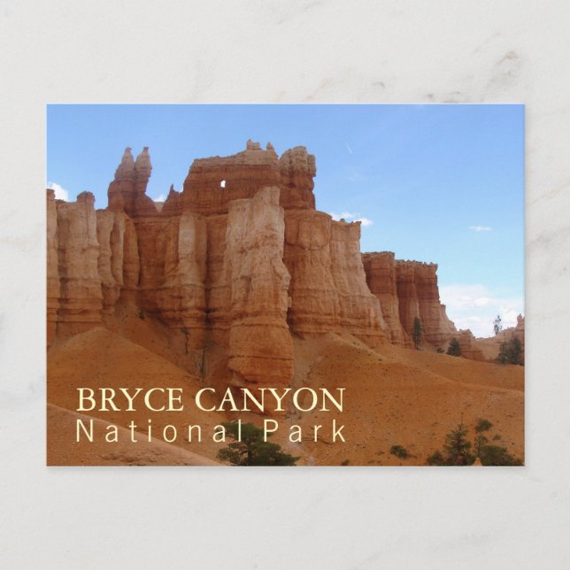 Carte Postale Parc national du Bryce Canyon (Devant)