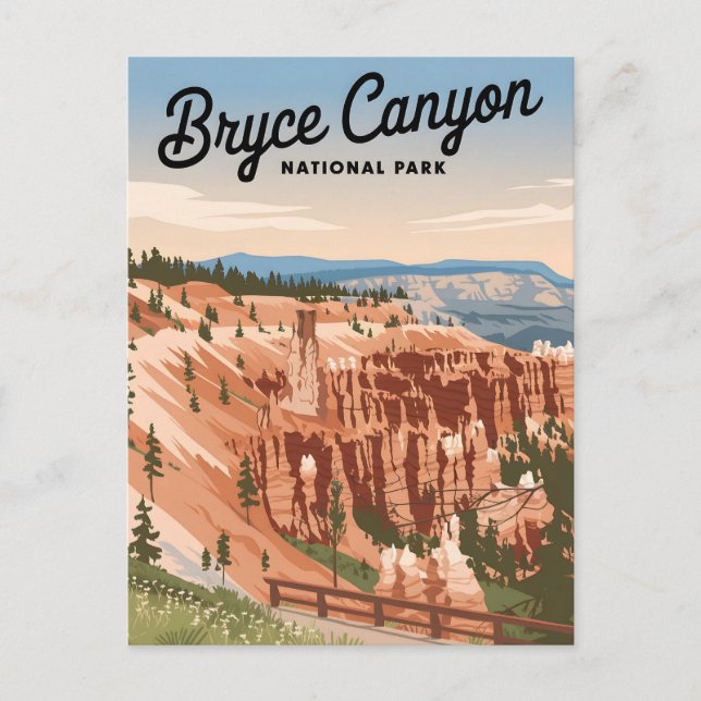 Carte Postale Parc national du Bryce Canyon (Devant)