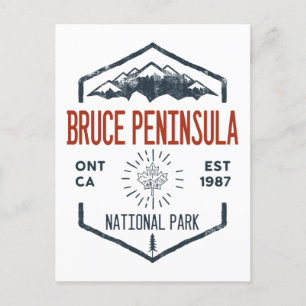 Carte Postale Parc national du Canada de la Péninsule-Bruce